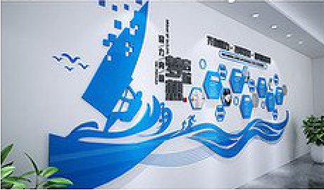 商丘海浪主题文化墙如何设计？
