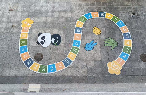 商丘地面游戏彩绘