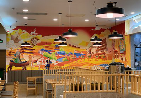 商丘商业空间彩绘介绍。