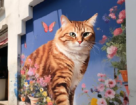 商丘自己绘制有个性的手绘墙