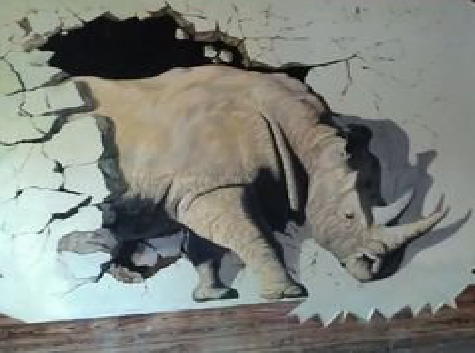 商丘在墙绘中，如何绘制3D效果？