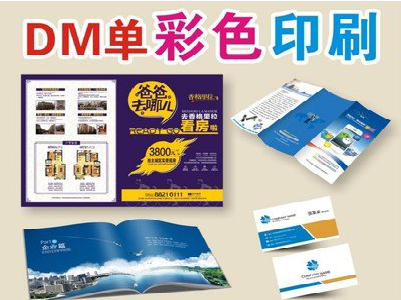 商丘单页印刷，色彩搭配简单。